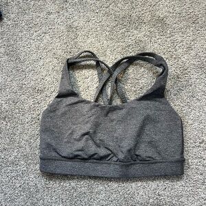 Lululemon Gray Energy Bra